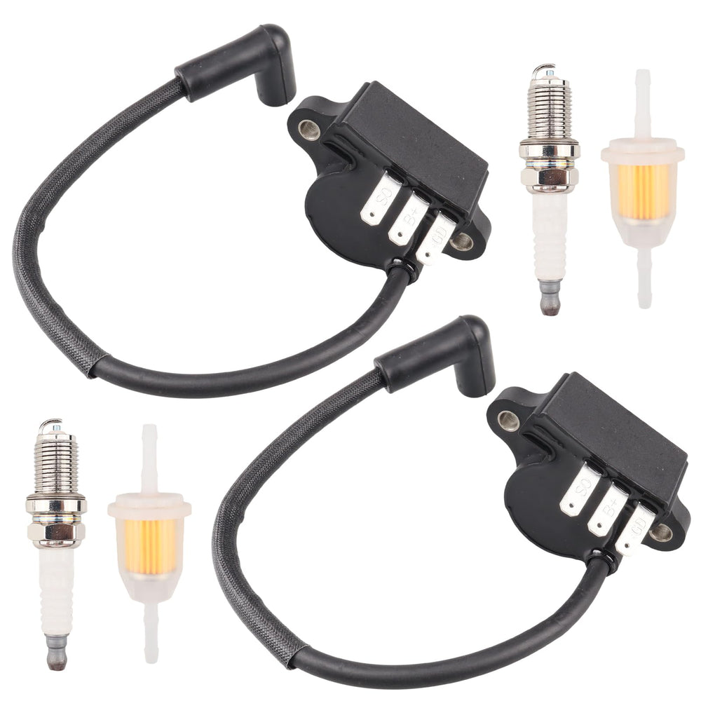 Mliong ignition coil front view showing mounting points and improved reliability