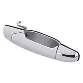 MNJWS front passenger handle showing clean chrome finish and benefit of restored appearance