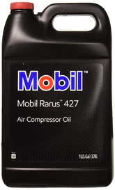 Mobil Rarus 427 front can showing product and easy-pour design benefit