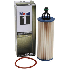 Mobil 1 front view of 2‑pack packaging showing product and brand clarity, aids purchase confidence