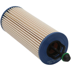 Mobil 1 filter top with enhanced nitrile gasket visible, demonstrating improved seal reliability
