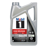 Mobil 1 front packaging showing 5 quart jug and clear brand identification for professional protection