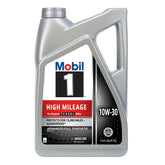 Mobil 1 front label view showing product name and benefits