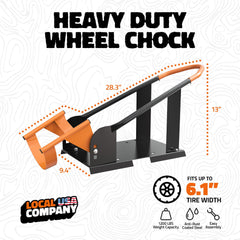 Mockins adjustable base close-up showing carriage bolts and customizable tire fit