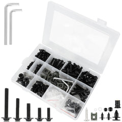 MOCODUO organized layflat display highlighting various M5 and M6 fasteners for convenience