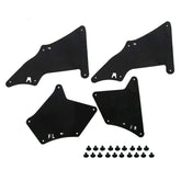 MOCW left front shield in package showing fit and protection