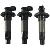 MOCW front view of three ignition coil sticks showing fit and finish benefit