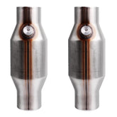 MOCW front view of two converters showing durable stainless steel and fitment benefit