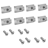 MOEBULB front view of t slot nuts pack showing included screws and hardware benefit