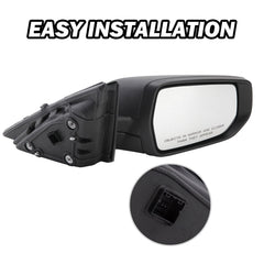 MOFOAP mirror side profile folded showing manual-folding convenience benefit