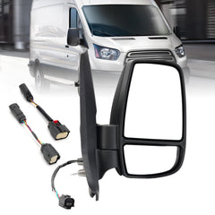 MOFOAP front view passenger mirror showing fit and finish for clear visibility