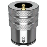 Moker front view of greaser tool showing shape and finish for easy identification