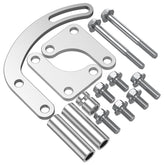 Moker bracket front view showing mounting positions and durable finish benefits accurate fit