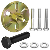 Moker puller front view showing 3-bolt pattern and durable finish for reliable removal