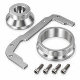 Moker front view of the LS alignment tool kit showing all three pieces and durable finish