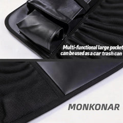 MONKONAR close-up of tablet pocket holding device securely for hands-free use