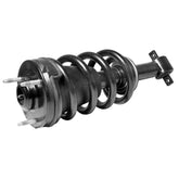 Monroe front assembly installed showing resolved suspension geometry and reliable fit