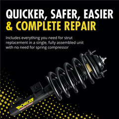 Monroe product label and part number ensuring correct part identification