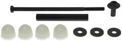 MOOG molded bushing close-up showing durable texture and noise reduction