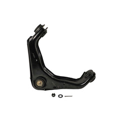MOOG front upper control arm front view shows fitment and durability benefits