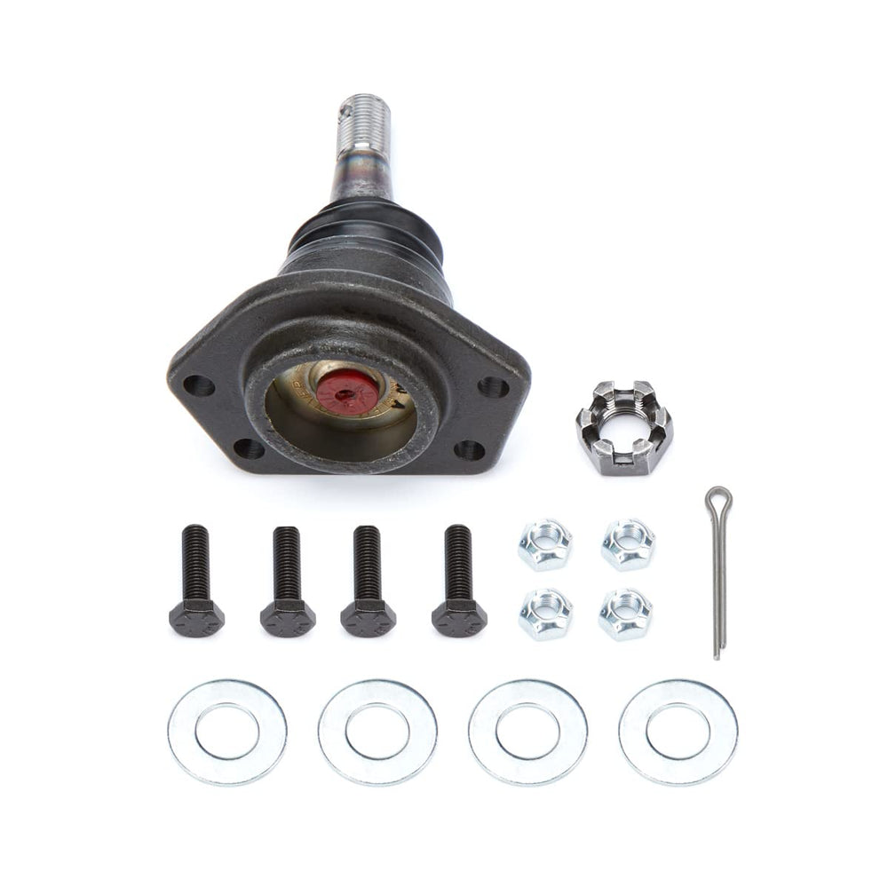 MOOG K5208 front view showing ball joint and mounting, durable fit for precise steering