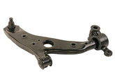 MOOG front view of control arm showing fit and strength benefit