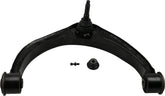 MOOG RK643074 front left arm in packaging highlighting OEM fit