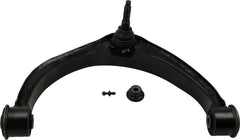 MOOG RK643074 front left arm in packaging highlighting OEM fit