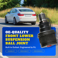 MOOG tie rod end side profile highlighting robust housing for long service life