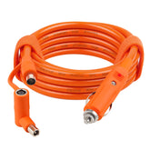 MOOKEERF cigarette lighter plug front view with secure connection and safe charging