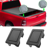 Moonlinks front view of stake pocket cover showing clean fit and protection
