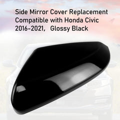 Moonlinks mirror cover backside buckle detail for easy snap-in installation