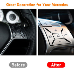 Moonlinks installed on Mercedes steering wheel showing improved look