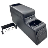 MOOSUN center console front view showing flush-fit and storage benefit