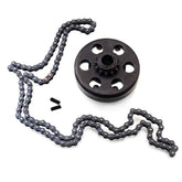 MOOSUN clutch front view showing bore and clean construction benefit easy fit