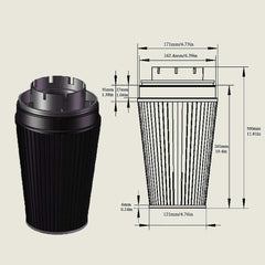 MOOSUN reusable cotton filter texture showing high filtration benefit