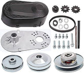 MOOSUN front assembly view showing complete CVT clutch and easy replacement benefit