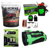 MORRFlate complete kit front view showing organized tools and bag for fast repairs