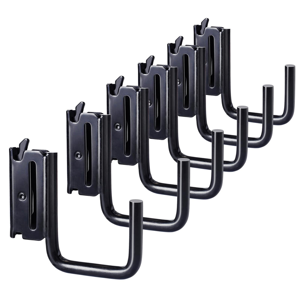 MorScan front view of six-pack hooks showing compact organization benefit