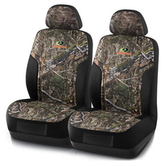 Mossy Oak front view showing camo protection and rugged look