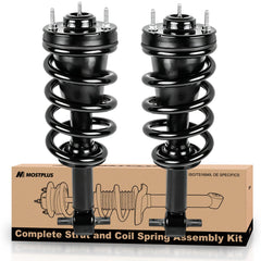 MOSTPLUS front strut assembly front view showing fit and restore handling