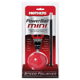 Mothers PowerBall Mini front view showing compact polishing head for precise access