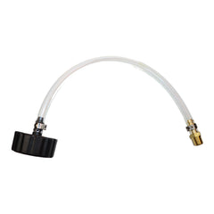 Motive Products thread close-up showing 45mm female threads for leak-resistant connection benefit