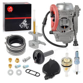 MOTO1988 carburetor front view showing clean ports and improved fuel control