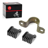 MOTO1988 front packaging showing complete steering bushing bracket kit and contents
