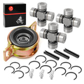 MOTO1988 bearing carrier package showing included u-joints and pins for easy repair