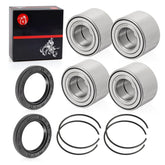 MOTO1988 front and rear bearing kit packaging showing included parts and clarity