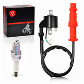 MOTO1988 ignition coil front view showing fit and durable construction for reliable starts