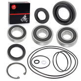 MOTO1988 packed kit layout showing all included seals and bearings for easy verification