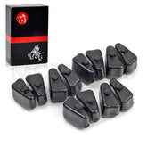 MOTO1988 front view of rear wheel damper set rubbers showing fit and packaging benefit